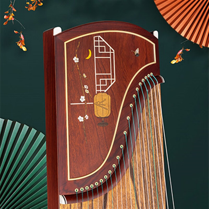 琼花古筝西窗秋月 级实木演奏考级古筝琴 西窗秋月 标准配件  送实木