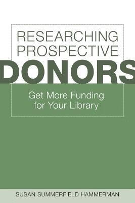 预订 researching prospective donors: get more funding for your
