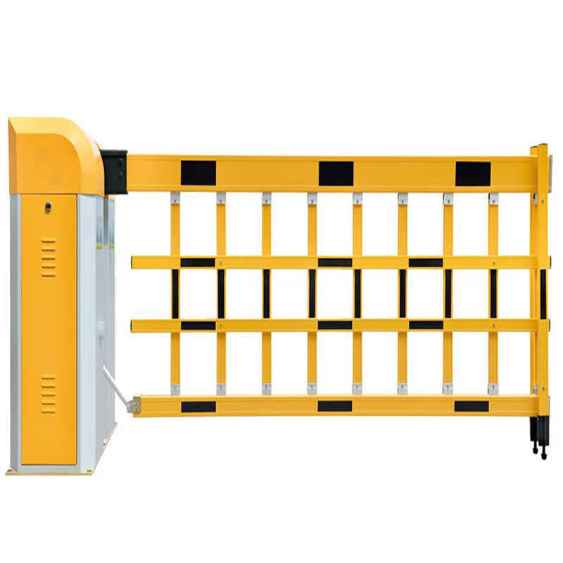 denilco停车场道闸栏杆 车辆道闸 广告道闸一体机自动车牌识别收费