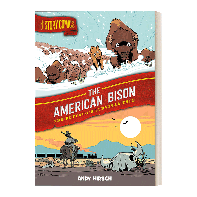 History Comics The American Bison The Buffalo’s Survival Tale 英文原版 历史漫画 美国野牛 水牛的生存故事 英文版 进口书籍