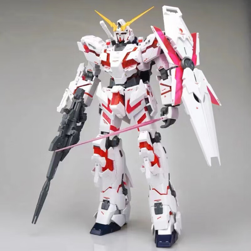 高达模型mg强袭自由独角兽红异端hg动漫机器人机甲拼装玩具男儿童节