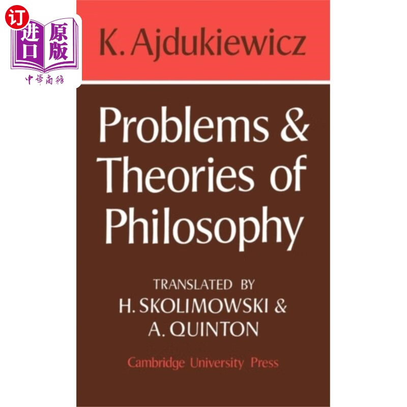 海外直订Problems and Theories of Philosophy 哲学的问题与理论