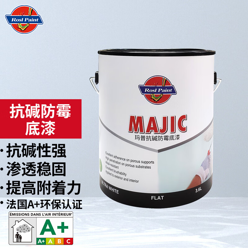 朗师(rosl) 朗师玛普抗碱底漆乳胶漆墙面底漆涂料 底漆 5kg