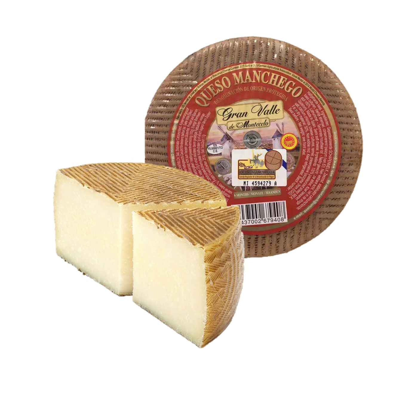 西班牙进口 gran valle  manchego cheese 绵羊奶酪  6个月 分装200g