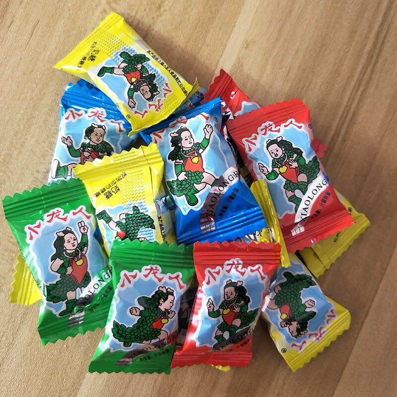 维霆小龙人奶糖经典款老包装正宗小龙人奶糖婚庆零食散装结婚奶糖 500
