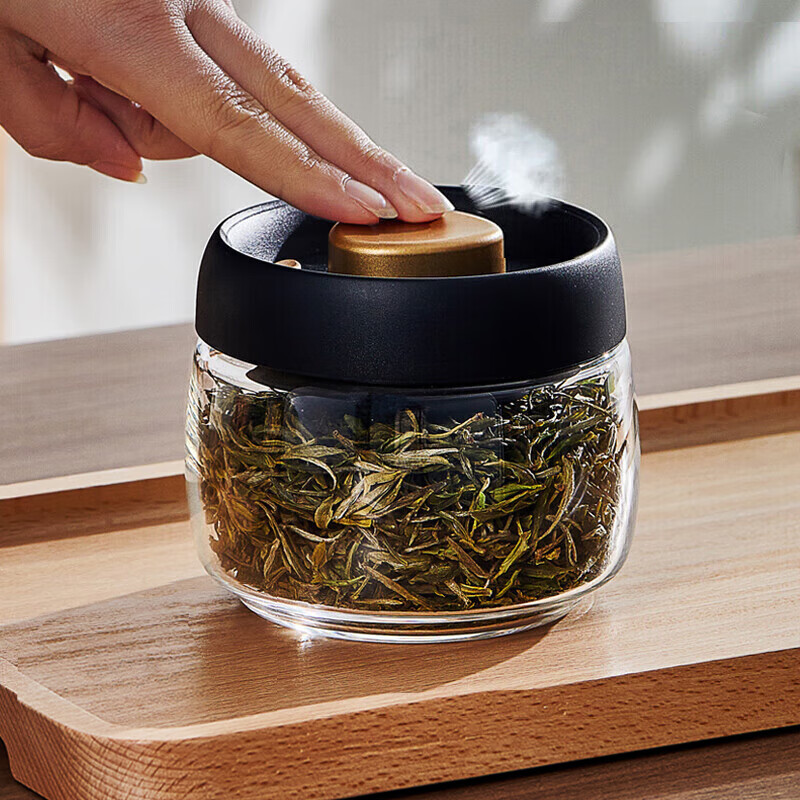 忆壶茶 YIHUTEA 茶叶罐玻璃家用密封储存茶空罐普洱茶具真空茶叶罐使用感如何?
