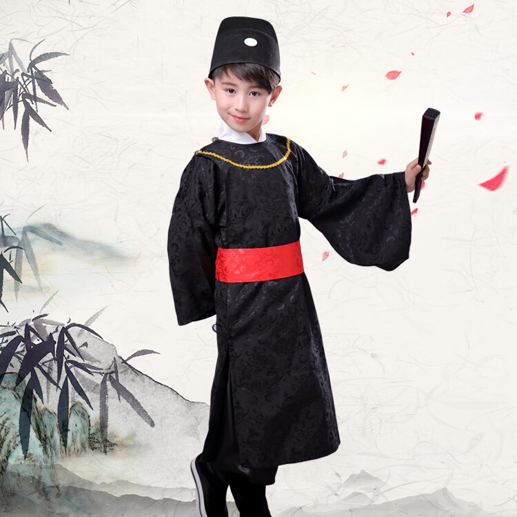 借冬明朝锦衣卫服装男飞鱼服皇帝龙袍衙门捕头官服男古代囚服少年 黑