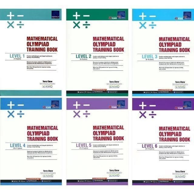 SAP Mathematical Olympiad Training Book Level 1-6阶奥林匹克 5级别