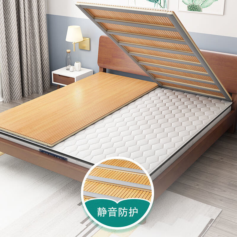 8米木板加硬床垫软床变硬 【楠竹硬床板】静音版 【100cm*200cm】