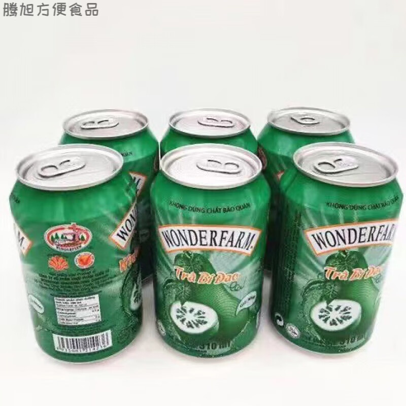 食芳溢Tra Bi Dao越南大农庄冬瓜茶果汁果味饮料 24罐*310ml 6罐