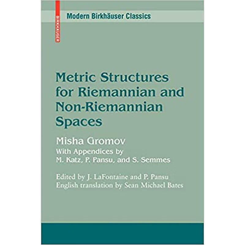 预订 metric structures for riemannian and non-rie.