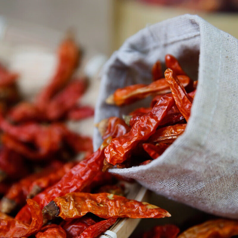 味巴哥农家自制朝天椒野山椒干特辣香辣小米干辣椒250g井冈山特产