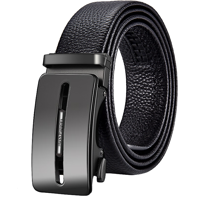 暇步士（Hush Puppies）皮带男自动扣头层牛皮男士腰带高端礼盒装生日礼物送男朋友 195元