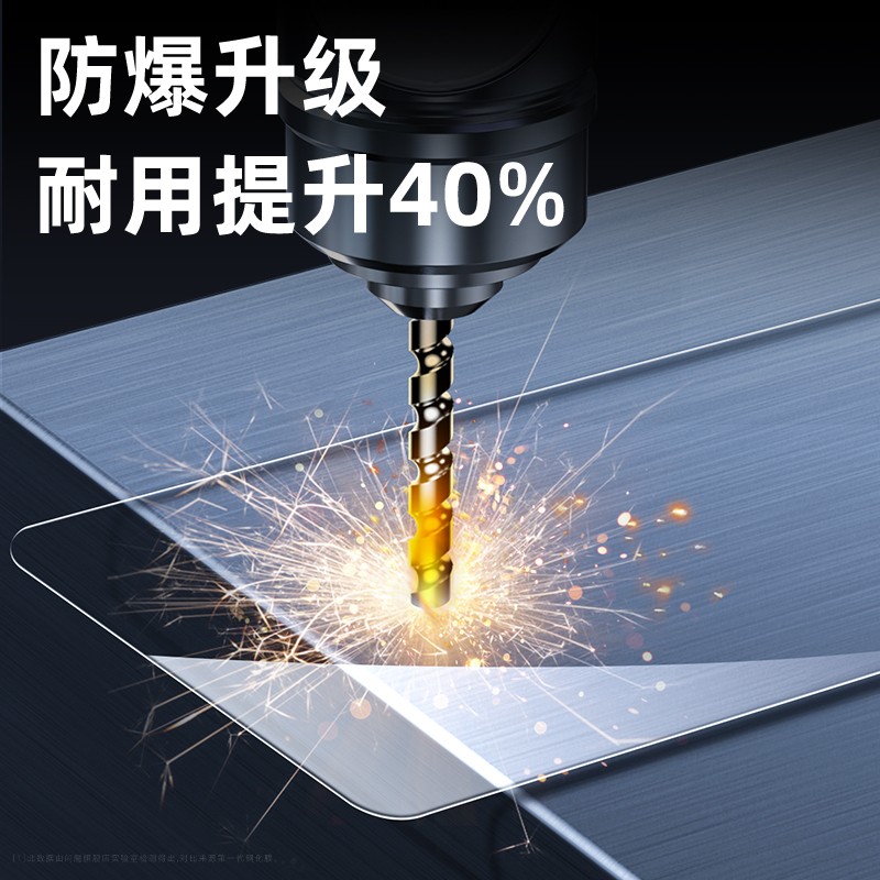 闪魔【厂家直发】 适用于OPPO reno7钢化膜 reno7pro高清防指纹防摔防 Reno7【蓝光版 滕森二代抗蓝光】2片装 【带贴膜神器 贴坏包赔】