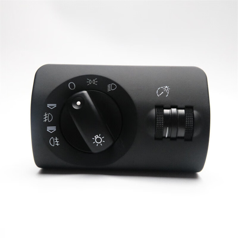 小老头适用99-05款奥迪a6c5 大灯开关调节开关前照明灯旋钮雾灯开关