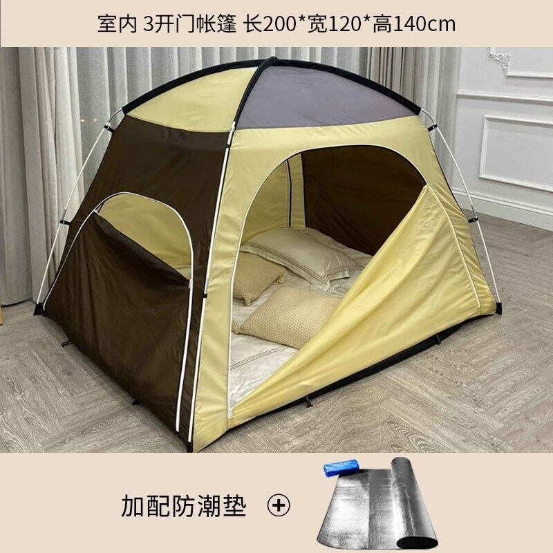 隔音帐篷 室内帐篷大人可睡觉儿童男孩隔音防蚊家用双人可折叠蒙古包