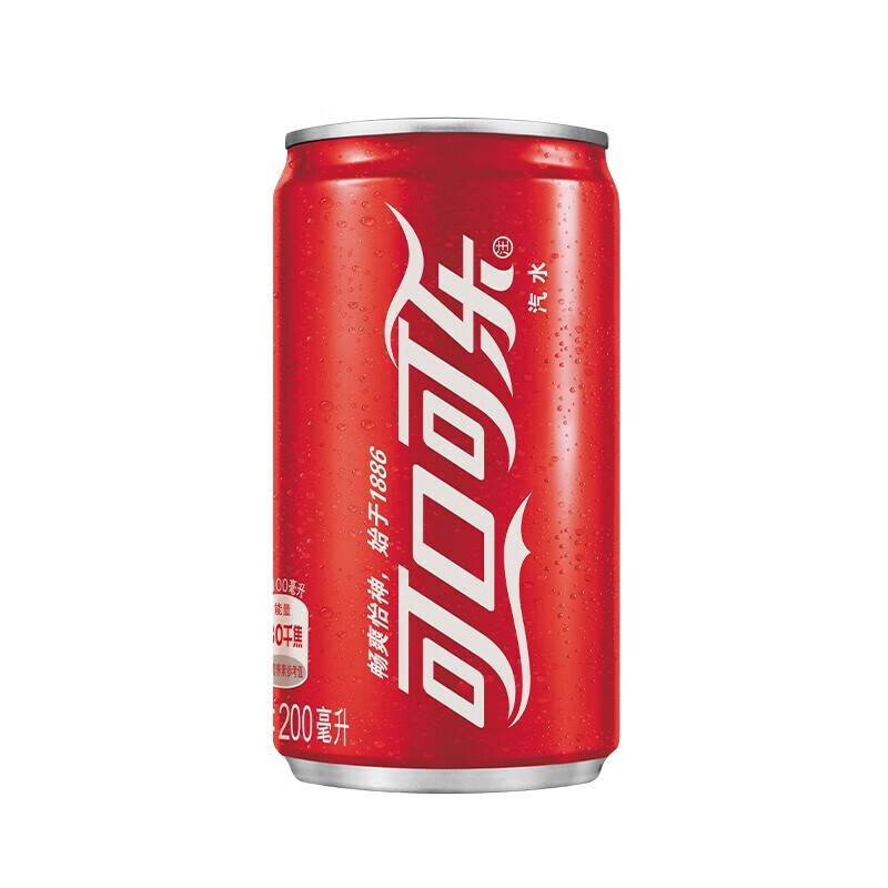 可乐汽水碳酸饮料整箱装 Cola 新老包装 随机发货 x12罐 可口可乐 200ml Coca