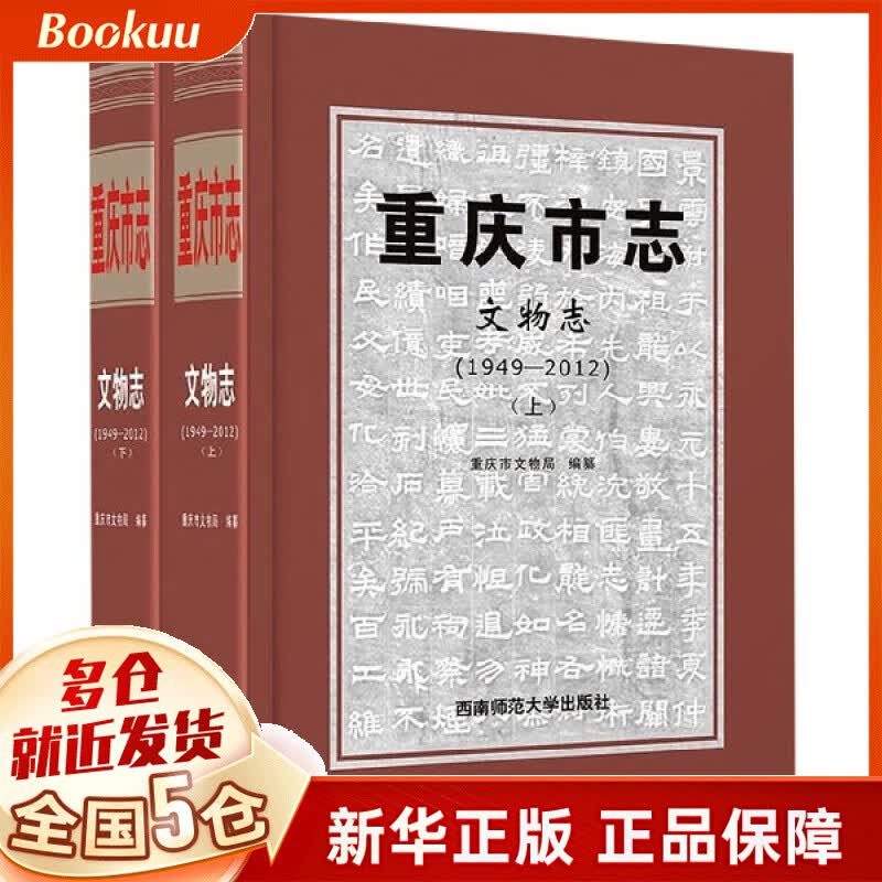 重庆市志(文物志1949-2012上下)(精)