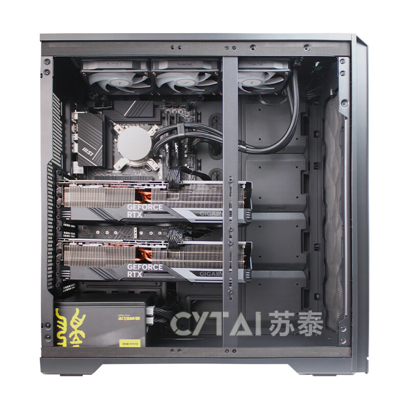 苏泰 I9-14900K双卡RTX4090深度学习工作站双路GPU主机人工智能仿真机器学习服务器 14900K / 128G DDR5内存/2T固态 含RTX4090 24G*1