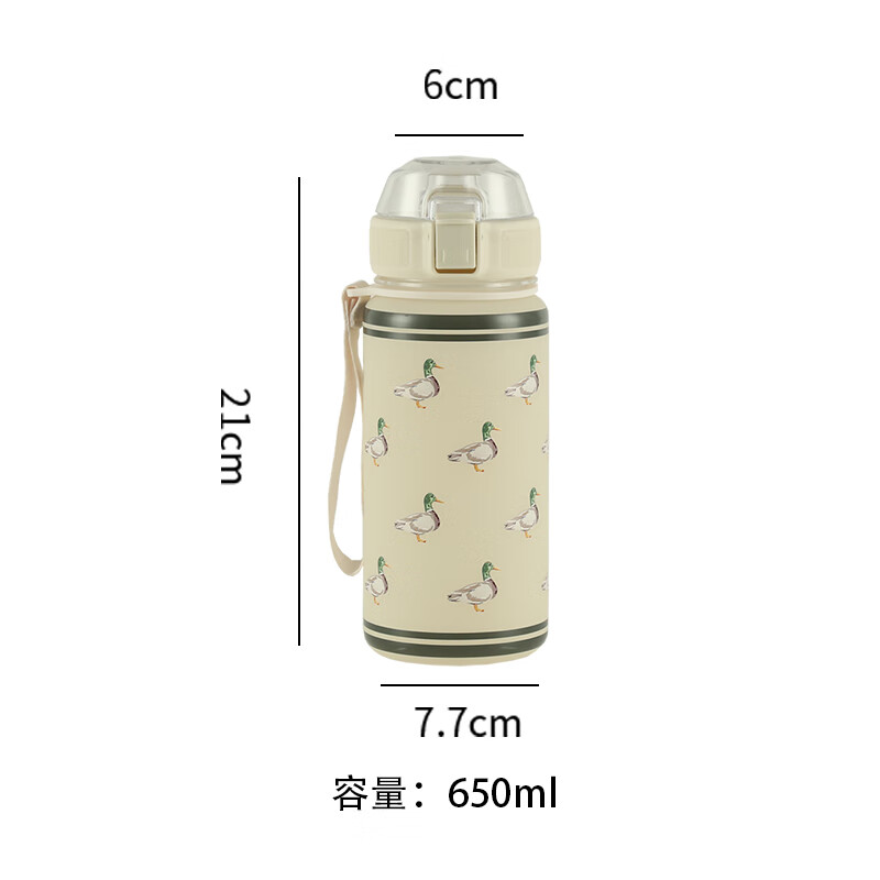 TAEFAIR野鸭弹跳杯Tritan含茶仓茶水分离学生成人便携高颜值创意泡茶水杯 C-多只鸭鸭Tritan弹跳杯650ml 京东折扣/优惠券