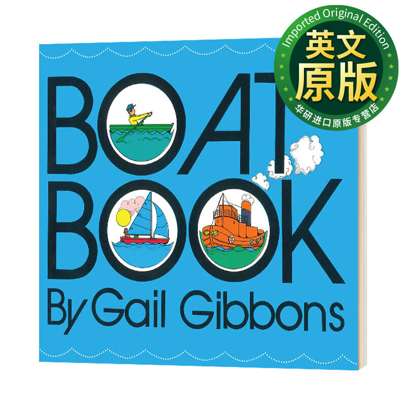 boat book 英文原版 航海手册 盖尔吉本斯少儿百科系列 英文版 进口