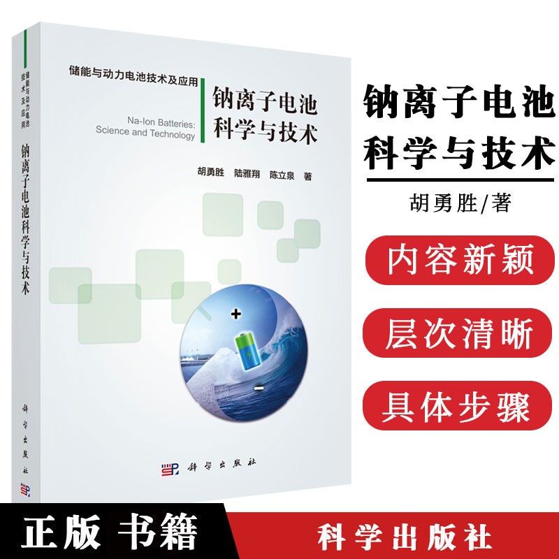 锂离子电池制造工艺原理与应用 工业技术能源与电力工程书籍 理离子电池电化学性能设计 制造工序工艺原理 钠离子电池科学与技术
