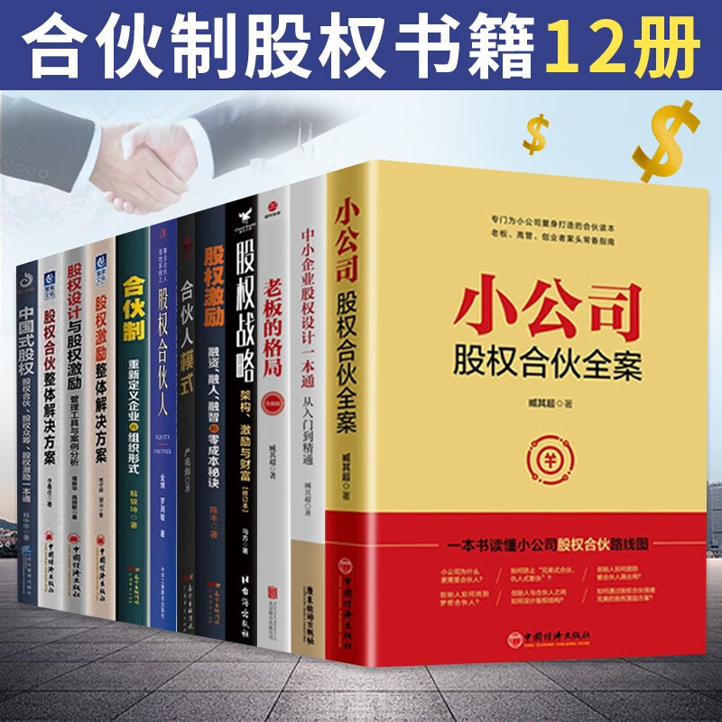 【可选】臧其超书籍 小公司股权合伙全案+