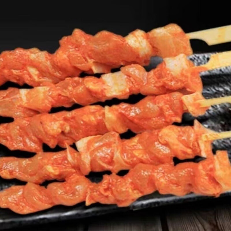 食芳溢骨肉相连肉串冷冻半成品1袋/约25串骨肉相连 骨肉相连800克1袋