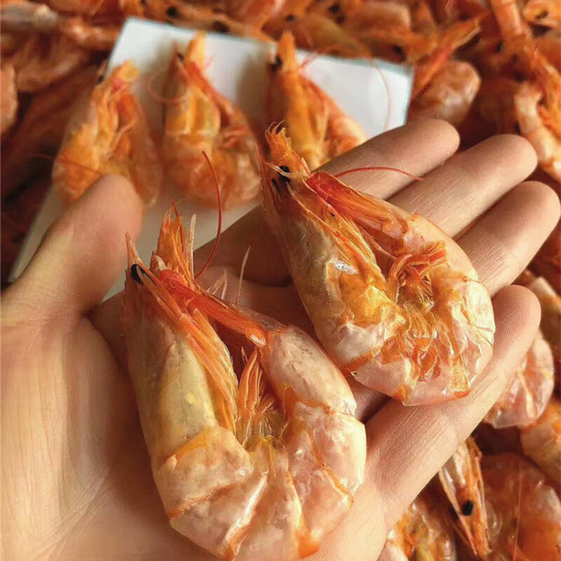 禾澹汕尾本港白刺虾干海虾即食干虾烤虾干自晒海鲜干货淡干好吃的500g