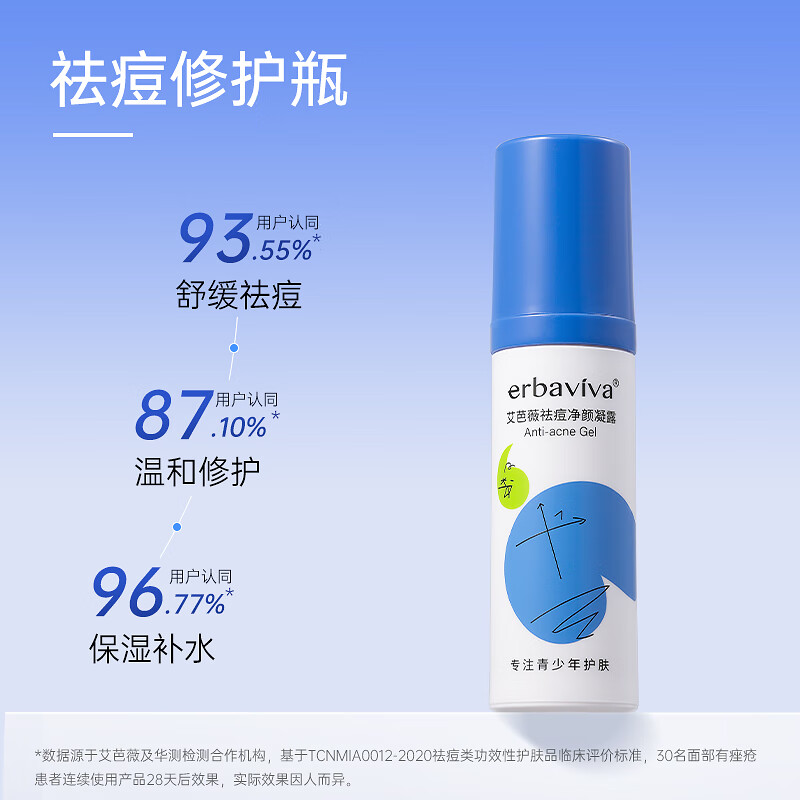 艾芭薇初中生青春期学生男女孩祛痘净颜修护凝露青少年祛痘淡印粉刺闭口 祛痘修护凝露*1瓶 30g