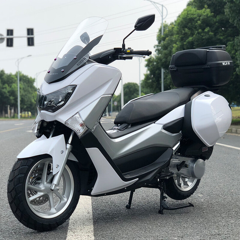 150cc踏板车大全 售价,150cc踏板车大全 150cc国四踏板车雅马哈款摩托车燃油电喷可上牌新款 白色 标配版 三箱