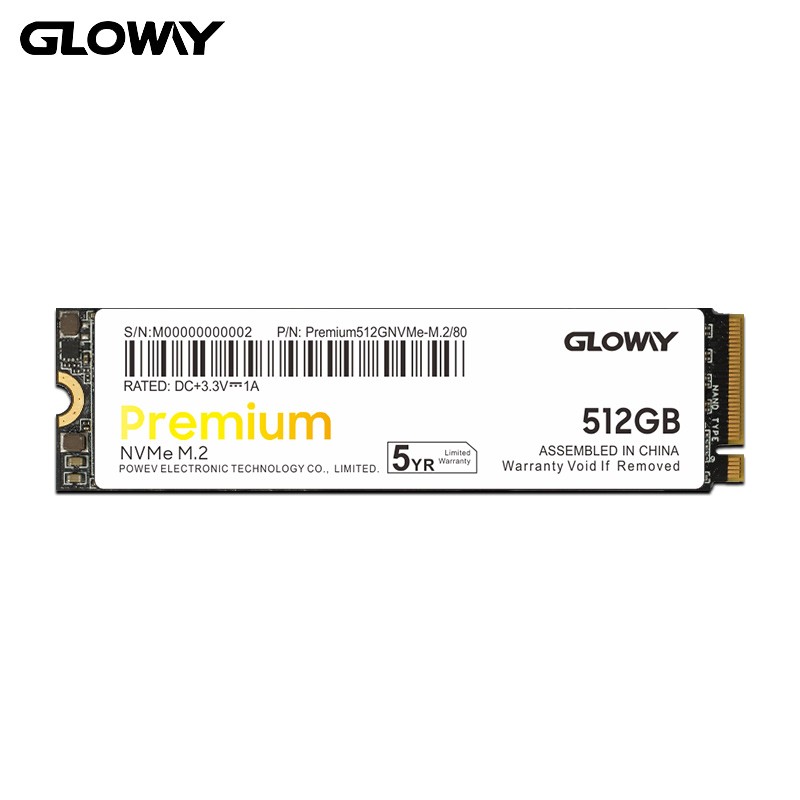 光威（Gloway）512GB SSD固态硬盘 M.2接口(NVMe协议) Premium高级版/五年质保