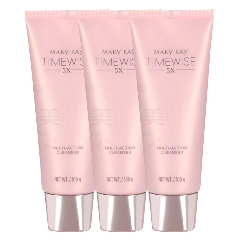 玫琳凯(mary kay)氨基酸洗面奶幻时5x多效洁面乳中干性三合一女补水