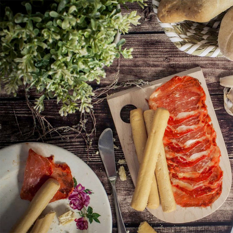 MONTE ESTRELLA西班牙进口萨拉米 伊比利亚黑猪香肠切片即食生吃salami chorizo 进口 黑标lomo里脊香肠500g左右