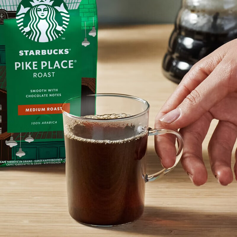 星巴克(starbucks) 咖啡豆阿拉比卡进口美式意式浓缩咖啡豆200g 中度
