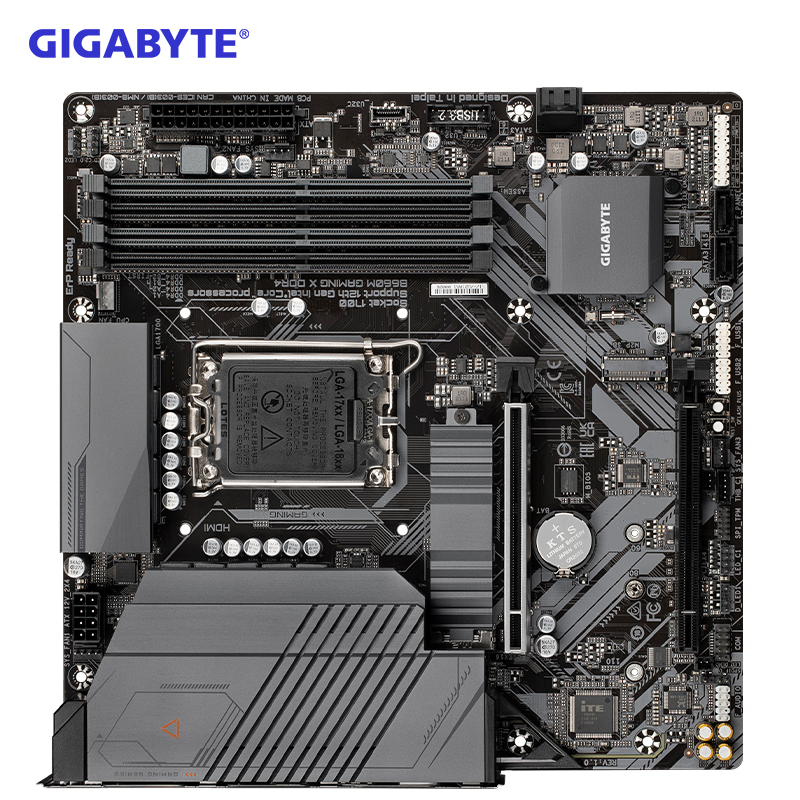 技嘉魔鹰 B660M GAMING X DDR4主板支持CPU12代酷睿12600K12400F(Intel B660/LGA 1700)