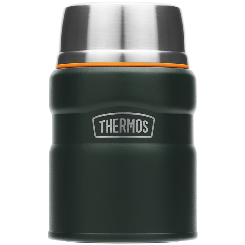 膳魔師（THERMOS）燜燒杯不銹鋼保溫戶外露營(yíng)便攜學(xué)生帶餐燜粥杯可定制TCLF TSK2云杉綠 520ml