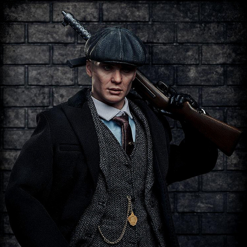 万宏达浴血黑帮羊毛八角帽男剃刀党英伦贝雷帽复古文艺报童帽时尚休闲 棕色 均码 55-58