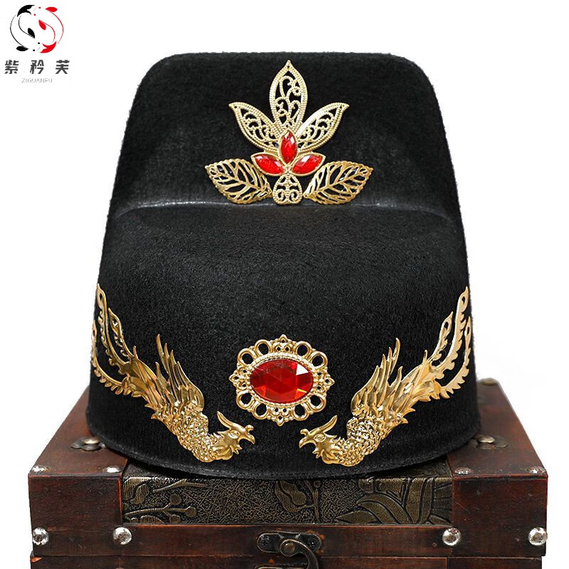 紫矜芙汉服帽子男锦衣卫古风明朝帽子侠客帽帅气锦衣卫帽子明制帽子