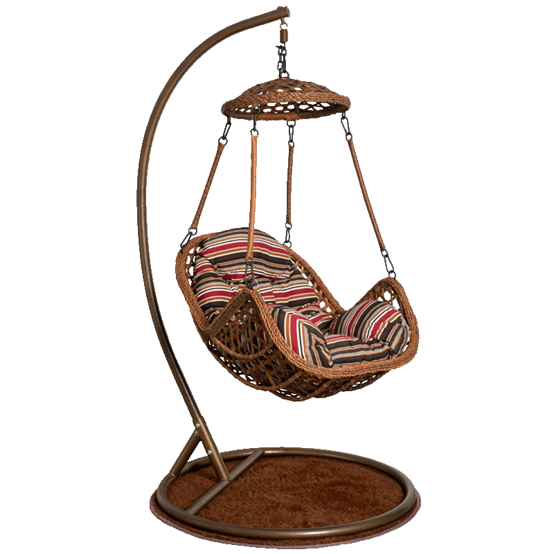 尚伦Sun Roy户外吊椅家用懒人吊篮秋千藤椅吊篮室内户外摇椅吊床阳台鸟巢 雅加达单吊篮