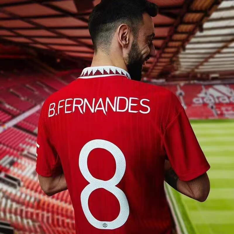 智宙22-23赛季曼联主场球员版7号c罗桑乔b费拉什福德球衣 球员版 不印