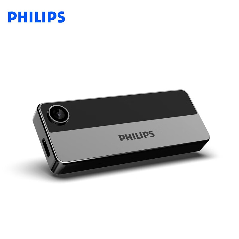 飞利浦（PHILIPS） VTR8001 胸牌式高清随身胸前佩戴工牌超长续航执法记录仪WIFI VTR8001（64G版本）无屏幕