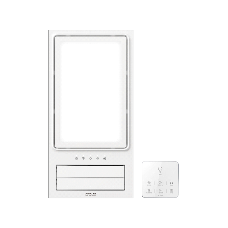奥普AUPU 京东居家优选 集成吊顶A126风暖浴霸 2600W大功率 双摆叶出风 大LED照明 七键触控开关