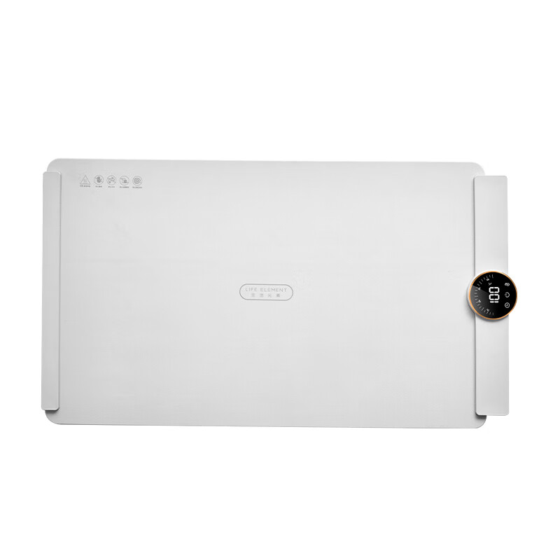 生活元素（LIFE ELEMENT） 折叠暖菜板 多功能随心卷折家用热菜板保温板 方形餐桌饭菜保温板 5档速热三重温保 67*38载6盘菜