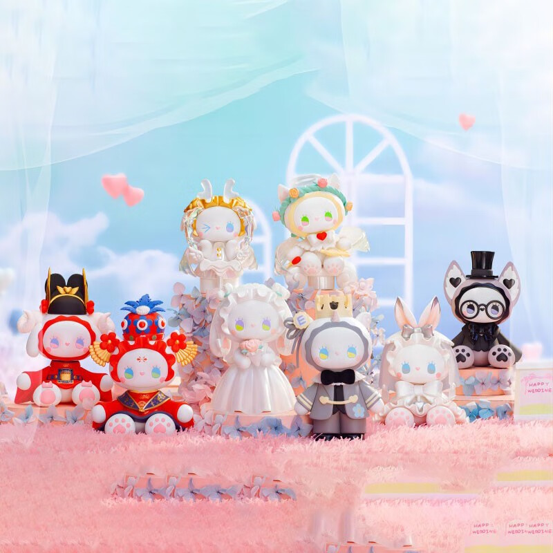 vefemma秘境森林婚礼系列盲盒 潮流玩具 可爱女生情人节礼物 单个盲盒