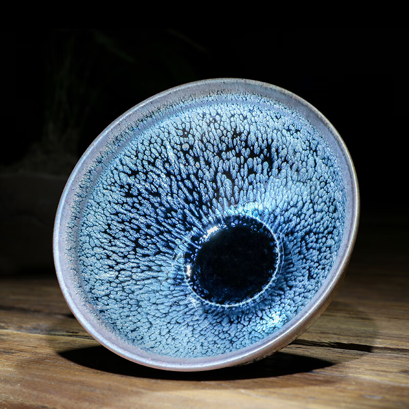 未心 古艺李昌海鹧鸪斑油滴抹茶点茶器建盏茶杯茶盏主人杯收藏大器