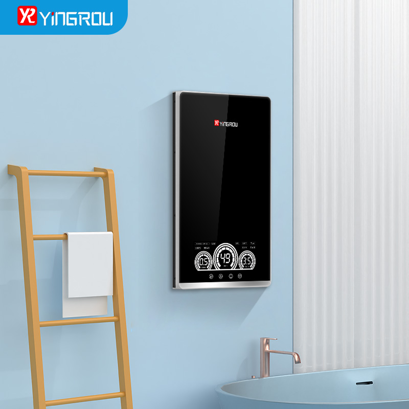 樱柔（YINGROU） 热水器即热式电热水器洗澡淋浴快热式小厨宝 KBR-A8  智能恒温 经典黑