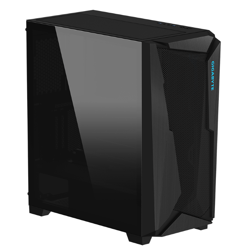 GIGABYTE 技嘉 C200G RGB ATX机箱 全侧透  黑色+P850GM 移动电源 850W 黑色