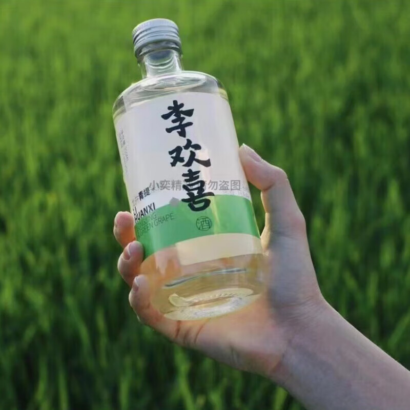 苏州桥李欢喜原叶萃茶龙井青提米烧果酒微醺礼物中式茶果米烧酒300ml 龙井青提单瓶