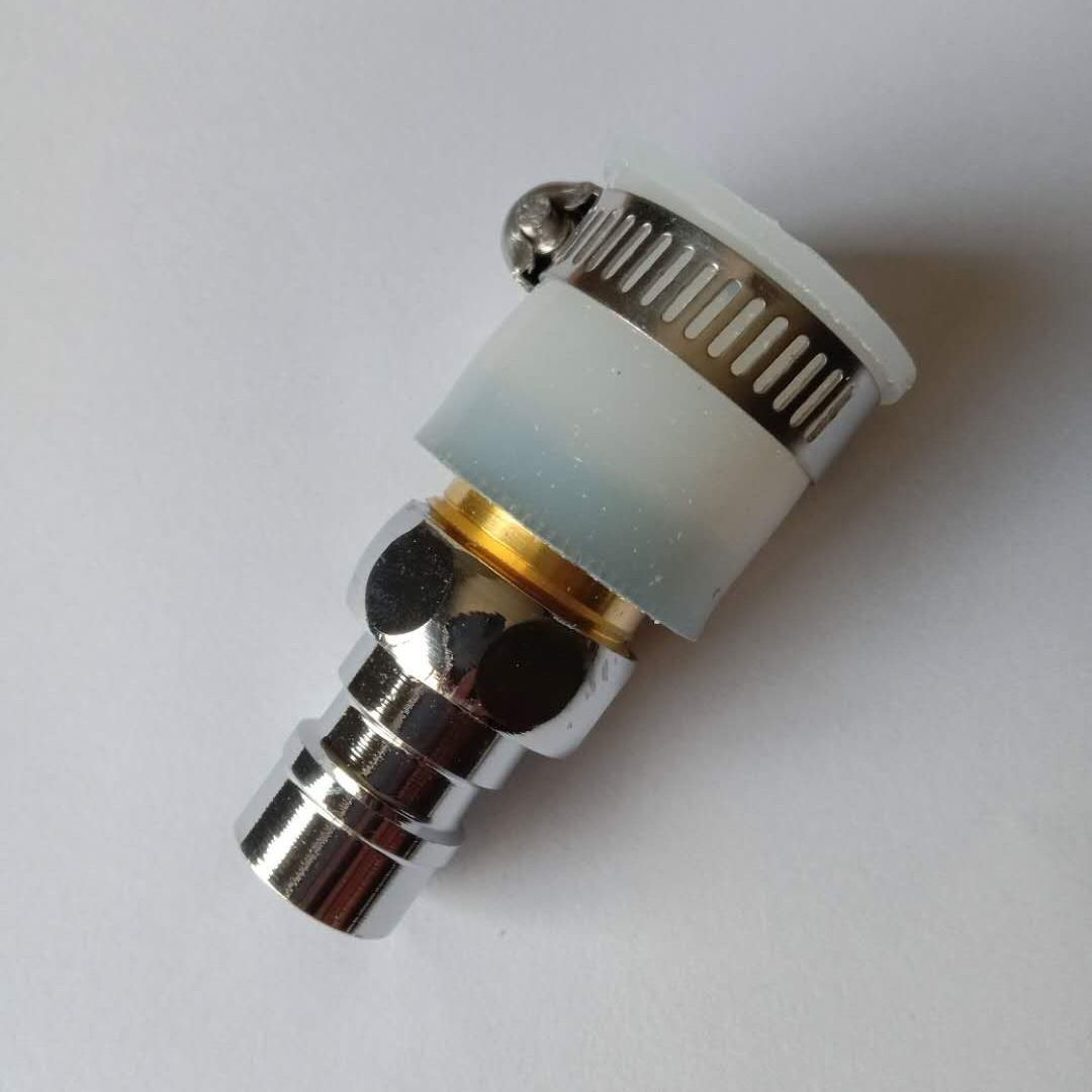 【京选优品】全自动洗衣机进水管接头平嘴水龙头接头洗车水枪水管接头